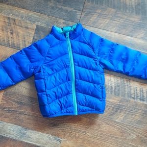 Boys blue puffer coat
